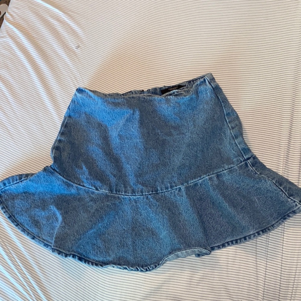 Forever 21 Jean Skirt